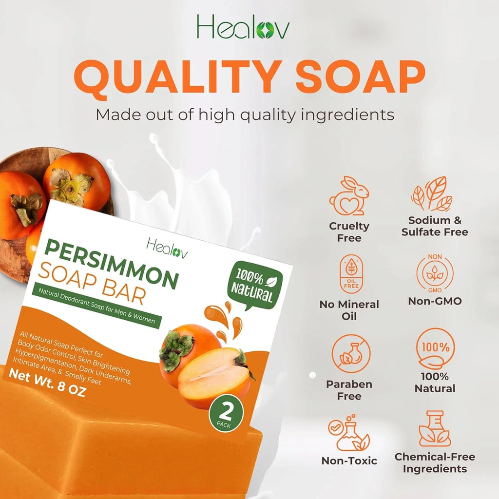 Soap Bar Body Odor Control Deodorant Soap for Men & Women