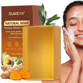 Turmeric Soap Bar For Dark Spot Remover with Retinol,Vitamin C,Kojic Acid